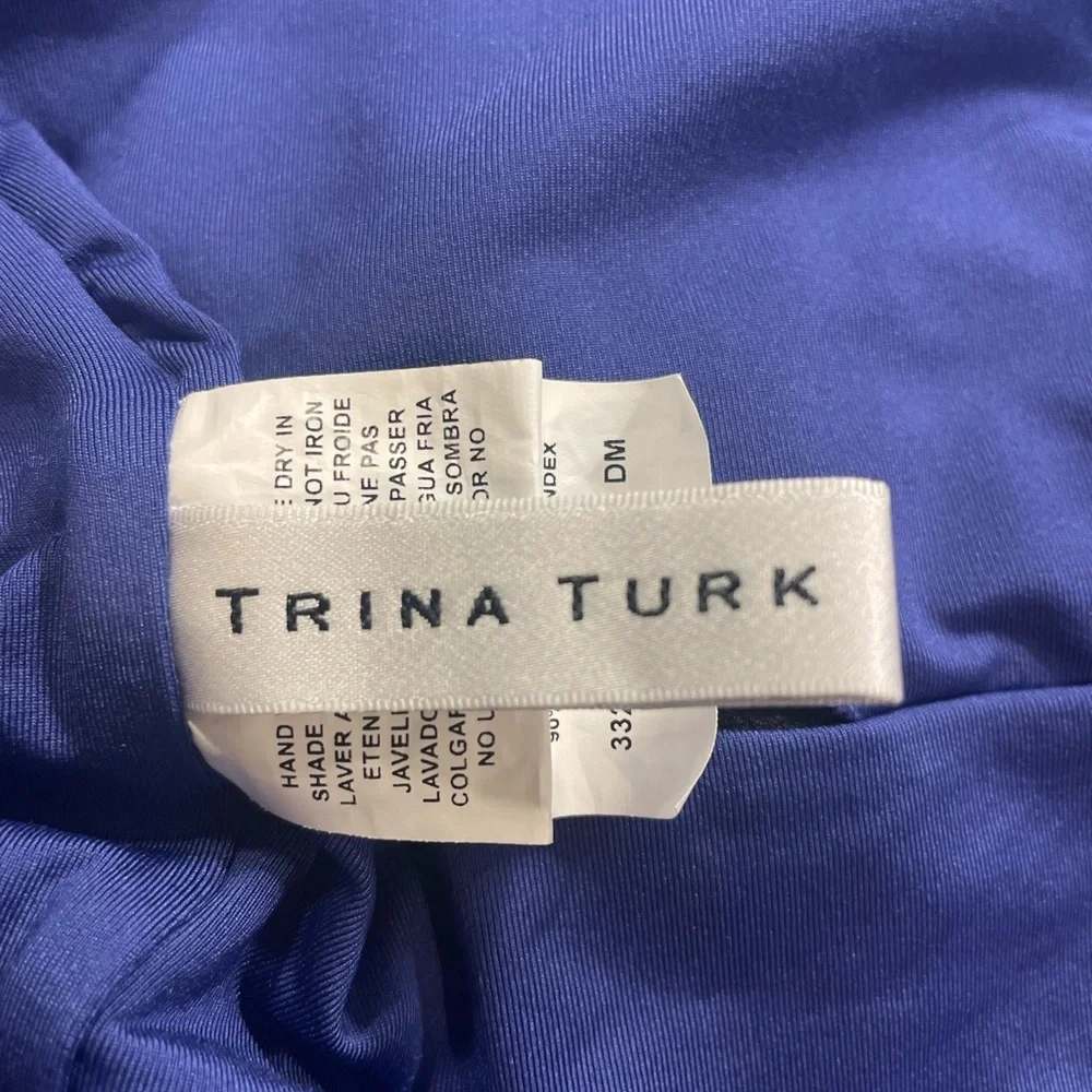Trina Turk womens Breeze Ruffle One-piece - size 14 - Picture 5 of 6